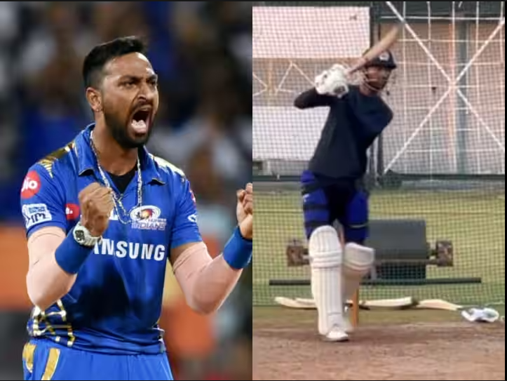Krunal Pandya Is Practicing To Become Sixer King Before Ipl 2022 Watch Viral Video