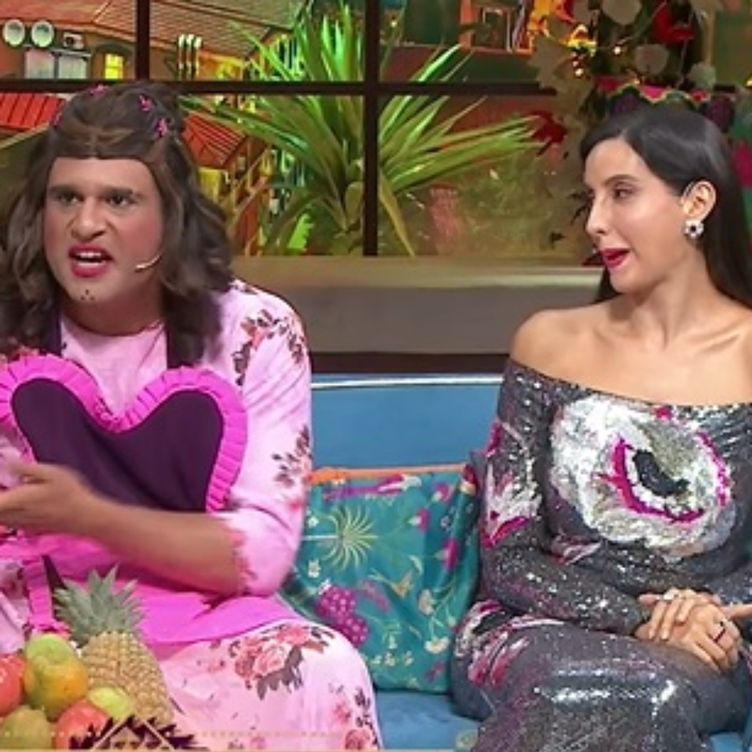 The Kapil Sharma Show As Soon As Nora Fatehis Entry Was Made Krishna Abhishek Quipped Fiercely