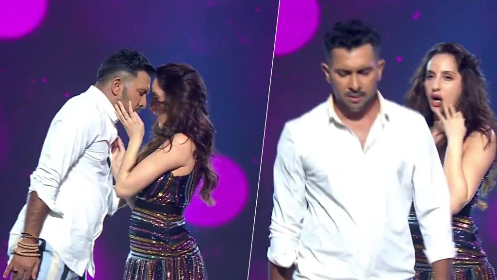 Watch Video Terence Lewis Dances With Nora Fatehi Sometimes By Lifting Her In Her Arms And Sometimes In Her Arms